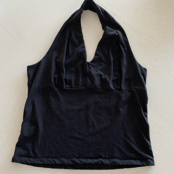 Lindy Bop Tops - Lindy Bop - Black Haulter Top